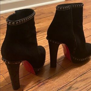 Authentic louboutin booties